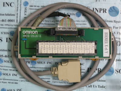 Omron XW2B-20J6-6 module terminal block XW2Z-100J-F1 