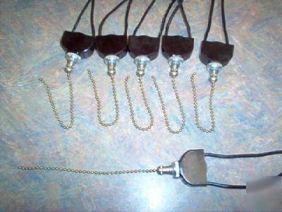 Pull switches by mcgill levolier. 125/250 v. 6PC. lot