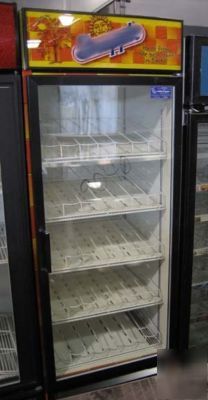 Beverage air 1 glass door upright refrigerator 9040
