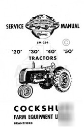 Cockshutt 20 40 50 co-op E2 E3 E4 & E5 service manual