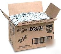 Equal sweetener packets 2000 count case exp. sep. 2012 