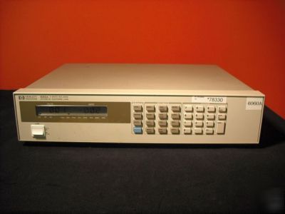 Hp 6060A 300 watt dc electronic load (reduced )