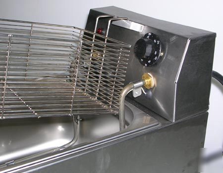 New diamond single-basket electric deep fryer 220V