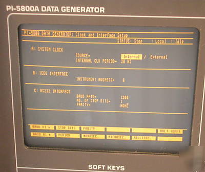 Pulse instruments pi-5800A data generator,extra looping