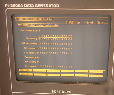 Pulse instruments pi-5800A data generator,extra looping