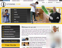 House cleaning website busines sell + adsense