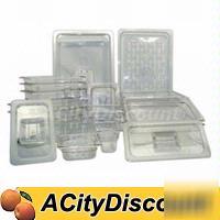 6DZ quarter size polycarbonate solid food pan covers