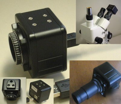 8.0 m pixel USB2.0 digital camera/microscope -high fps 