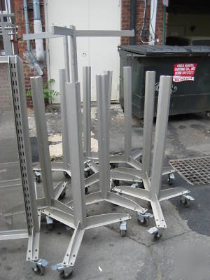 Heavy duty steel retail display fixtures lot