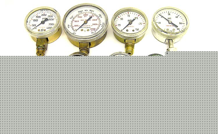 Lot 15 smc span usg wika pressure gauge free shipping