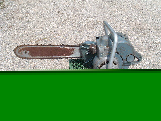 Vintage homelite zip chainsaw complete patent pending