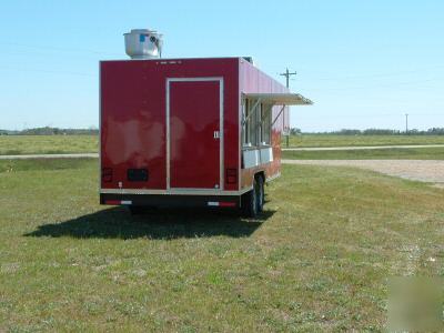 8 x 28 2010 gooseneck mobile kitchen concession trailer