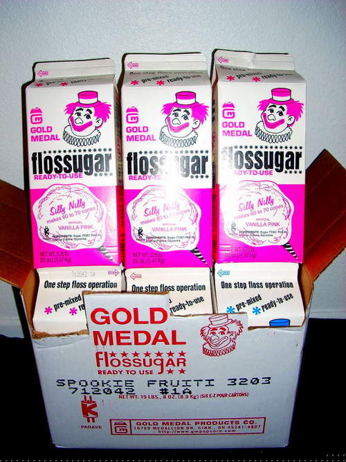 Gold medal cotton candy floss sugar pink vanilla case 