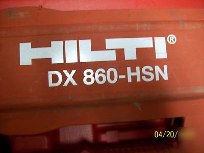 Hilti dx 860-hsn powder actuated deck fastening tool 