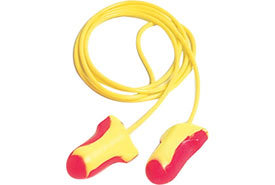 Laser lite earplugs with cord - hearing protection