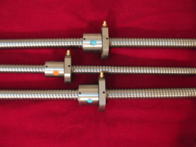 2 ballscrews RM2505-600/1000MM-C7 + 1 RM2005-400MM-C7