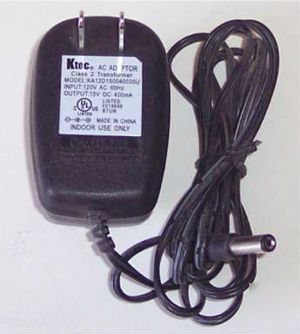 Ktec ac adapter 15VDC 400MA KA12D150040035U