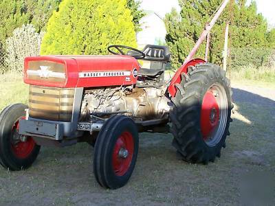 Massey ferguson 135 tractor & equipment