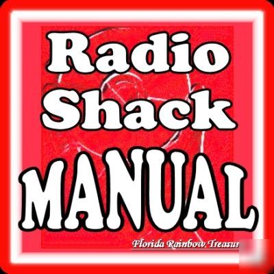 Radio shack pro-2030 cd manual + 800 mhz modification
