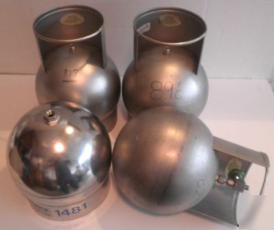 Air monitoring & gas sampling canister ***lot of 4***