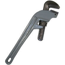 Aluminum pipe wrench 45 degree offset 14