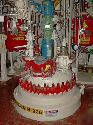 De dietrich glass lined reactor, 200 gallon
