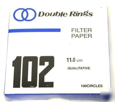 Filter paper, qualitative, 9.0CM, pkg of 100 circles 