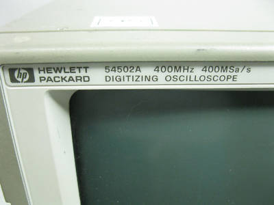 Hewlett packard 54502A digitizing oscilloscope 