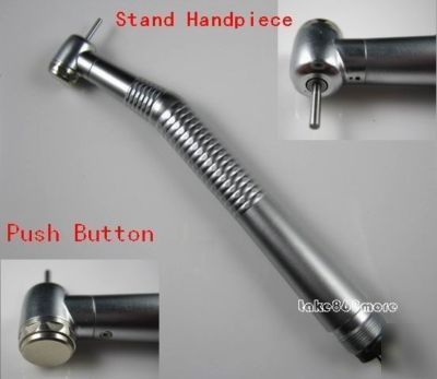 High stripes speed turbine push button handpiece 4HOLES