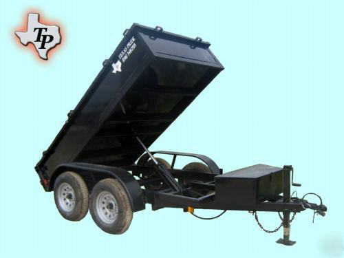 New 2010 texas pride 5'X10' dump trailer, 7K gvwr 