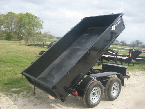 New 2010 texas pride 5'X10' dump trailer, 7K gvwr 