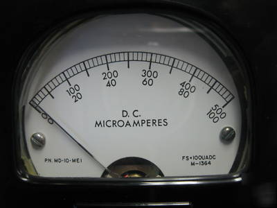 New d c micro amperes 0.0 to 500.0 model # MD10ME1 * *