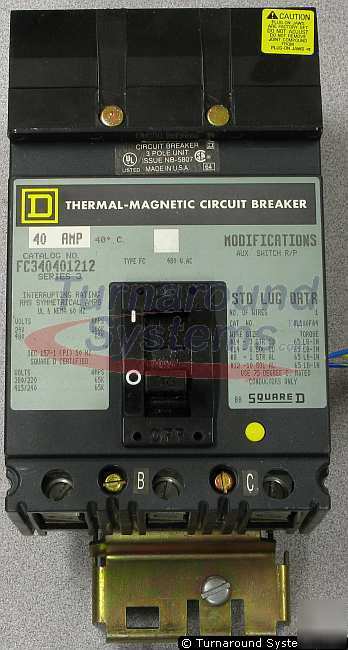 Square d FC340301212 circuit breaker 30 amp