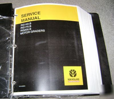 New holland RG140.b thru RG200.b grader service manual