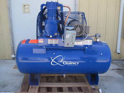 New quincy compressor QT10 2 stage air 10HP atlas copco