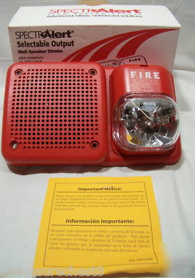 New spectralert SP2R1224MC strobe alarm