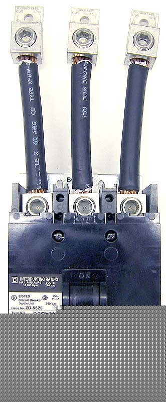 Square d circuit breaker 175 amp Q2L3175 3-pole 240 vac