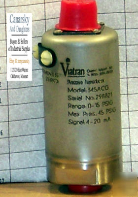1 viatran pressure transmitter 245/345