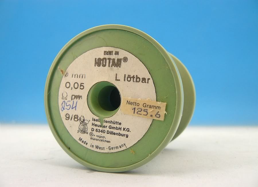 254OHM /m resistor isotan / konstantan wire net 125.6G