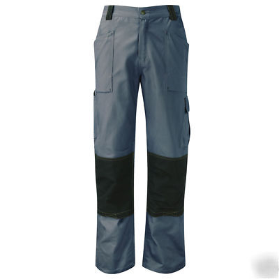 Dickies grey grafter duo tone trousers W34