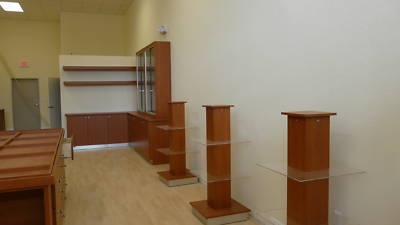 Displays cabinets for store racks,wall all lot, glass