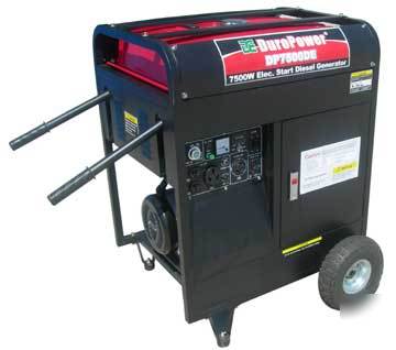 Duropower DP7500DE deluxe diesel generator with e.star
