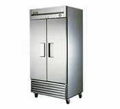 True t-35| refrigerator, double stainless steel swing