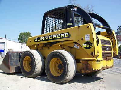 John deere 250 skid steer loader skidloader diesel 