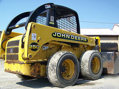 John deere 250 skid steer loader skidloader diesel 