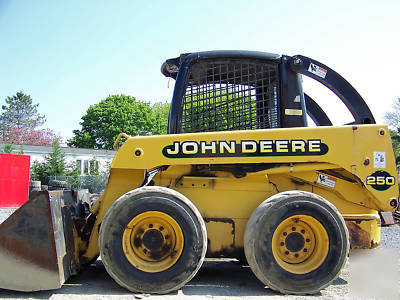 John deere 250 skid steer loader skidloader diesel 