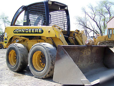 John deere 250 skid steer loader skidloader diesel 