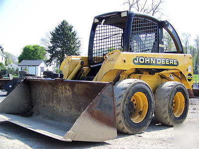 John deere 250 skid steer loader skidloader diesel 