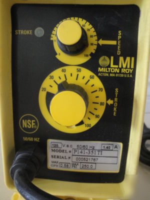 Lmi milton roy P141-351TI metering pump