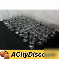 56 pc commercial restaurant bar assorted glassware set